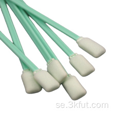 Hög rengöringsförmåga Rektangel Cleanroom Foam Tip Swab